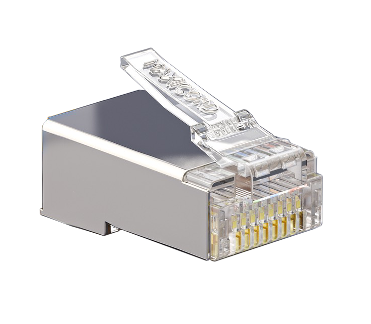 Коннектор Maxicord RJ-45(8P8C) кат.5e универсальный экранированный, 200 шт.