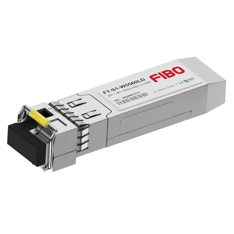 SFP Трансивер FIBO 1000BASE-BX60-D SFP модуль 1550/1310нм 60км