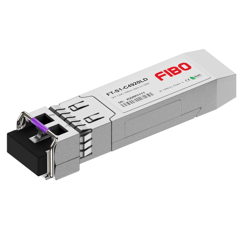 SFP Трансивер FIBO 1000BASE-LX CWDM SFP модуль 1490нм 20км