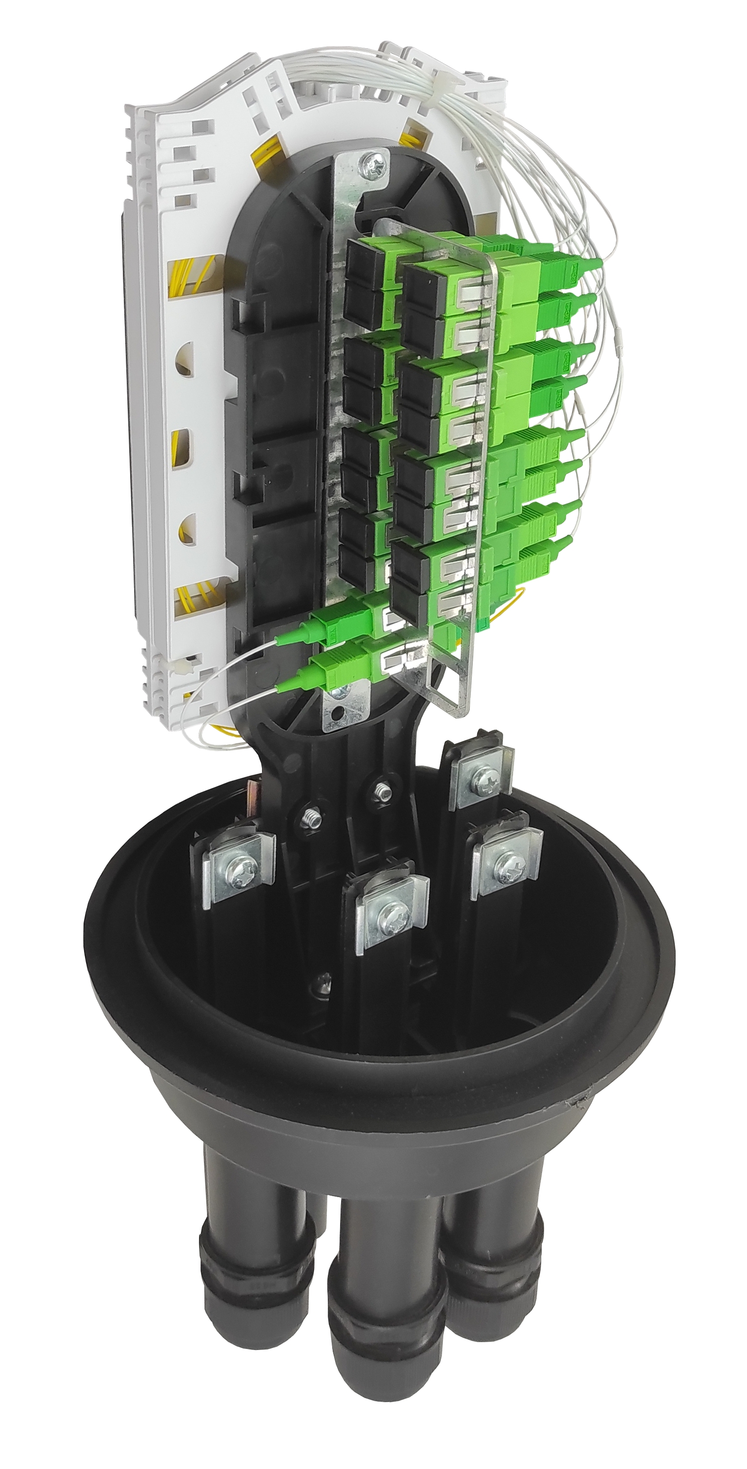 Оптическая кросс-муфта ОКМ-4120-20SC-166-2М3(8)/2М18/4Т-54К/2PLC8