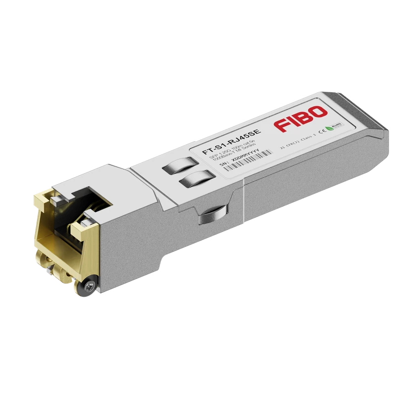 SFP Трансивер FIBO 1000BASE-T SFP RJ-45 модуль cat.5e 100м Ml Serses