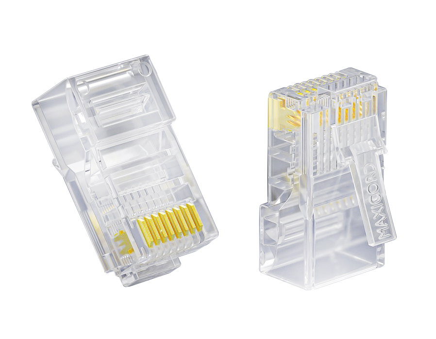 Коннектор Maxicord RJ-45(8P8C) кат.5e универсальный, 100 шт.