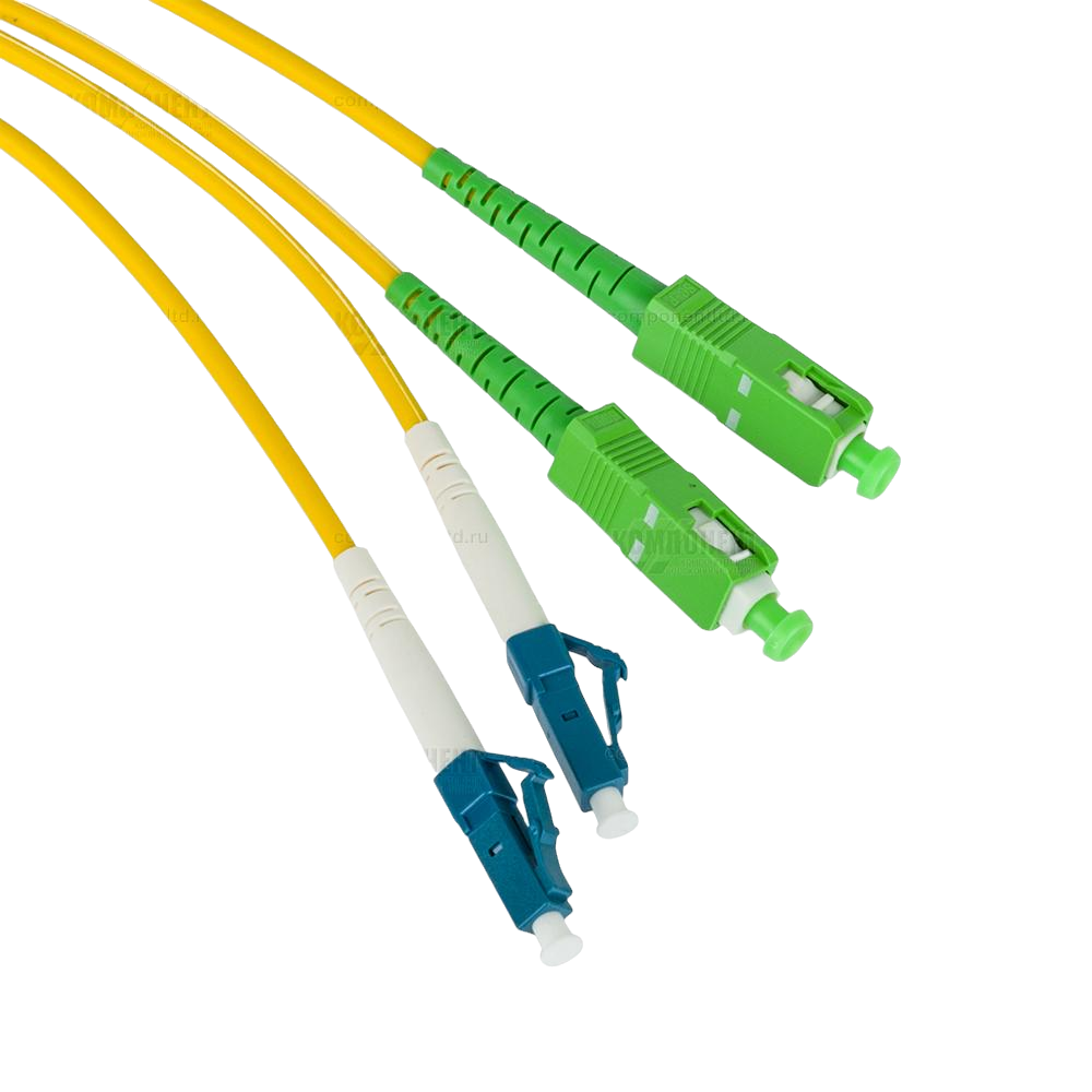 Патч-корд оптический SC/APC-LC/UPC SM (9/125мкм) duplex (3.0мм) 30м